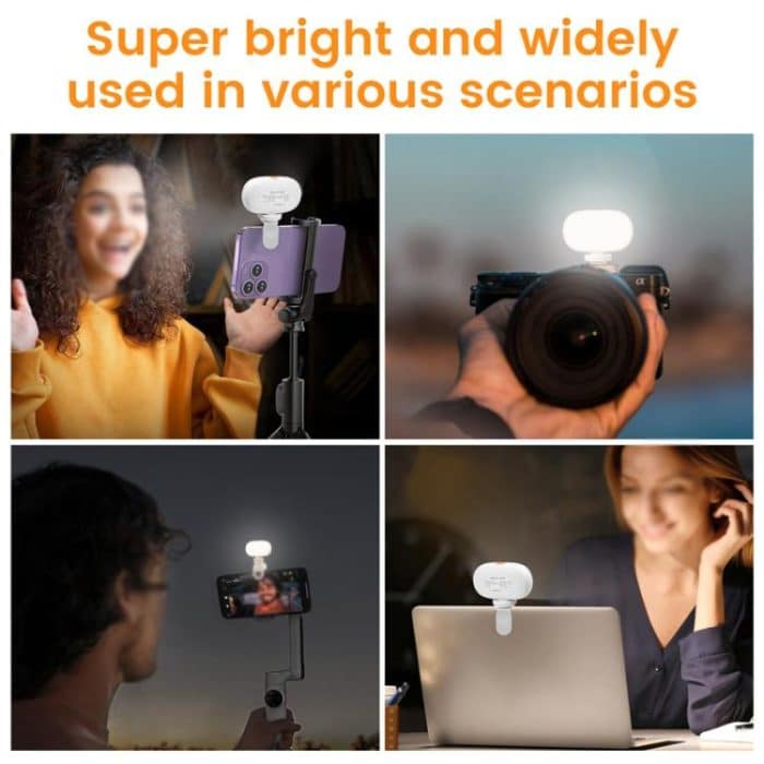 Camera Mini Fill Light LED Cell Phone Soft Light Video Conference Photography Lamp Handheld Selfie Lamp – Bild 8