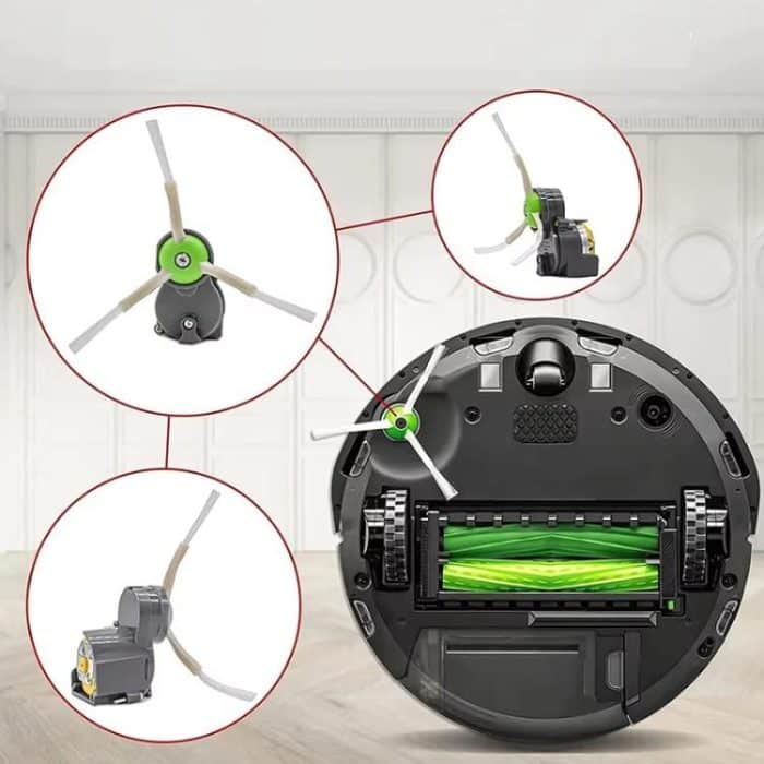 Seitenbürstenmotor-Reifensatz für iRobot Roomba 500/600/700/800/900/I7/S9 Staubsaugerzubehör – Bild 3