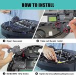 Seitenbürstenmotor-Reifensatz für iRobot Roomba 500/600/700/800/900/I7/S9 Staubsaugerzubehör – Bild 4