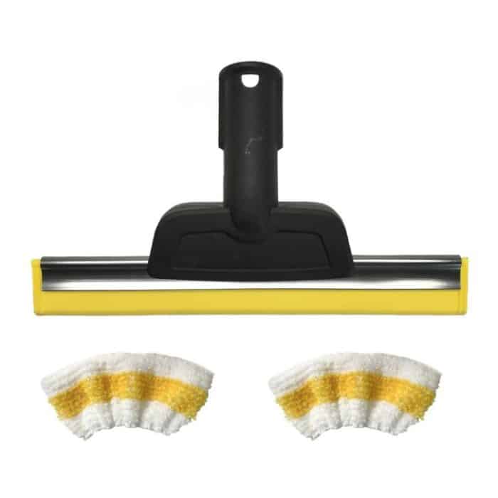 For Karcher SC2 / SC3 / SC4 / SC5 / CTK10 / CTK20 Steam Cleaner Glass Mirror Cleaning Nozzle Wiper Accessories 2.863-025.0, 1 Scraper+2 Covers, 1 Scraper+2 Covers+4 Brushes, Single Scraper – Bild 1