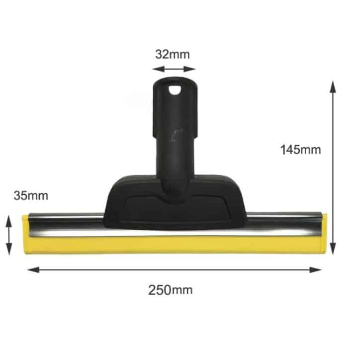 For Karcher SC2 / SC3 / SC4 / SC5 / CTK10 / CTK20 Steam Cleaner Glass Mirror Cleaning Nozzle Wiper Accessories 2.863-025.0, 1 Scraper+2 Covers, 1 Scraper+2 Covers+4 Brushes, Single Scraper – Bild 3