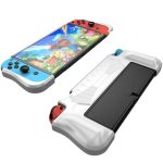 For Switch OLED Console TPU Protective Cover Integrated Shell With 2 Game Card Slots