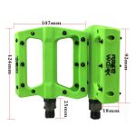 RACEWORK RK091 1pair Mountain Bike Nylon Fiber Pedals Cycling Anti-slip Pedals – Bild 3