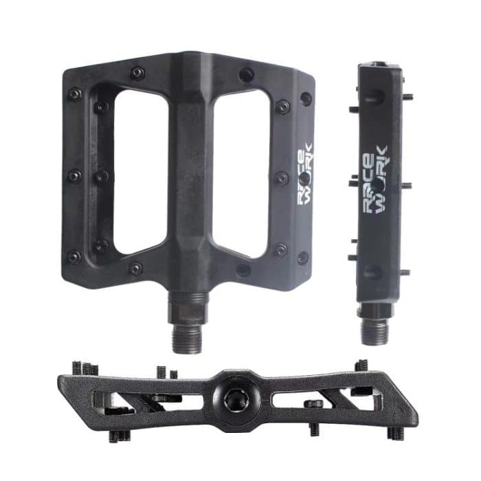 RACEWORK RK091 1pair Mountain Bike Nylon Fiber Pedals Cycling Anti-slip Pedals – Bild 4