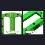 RACEWORK RK091 1pair Mountain Bike Nylon Fiber Pedals Cycling Anti-slip Pedals – Bild 5