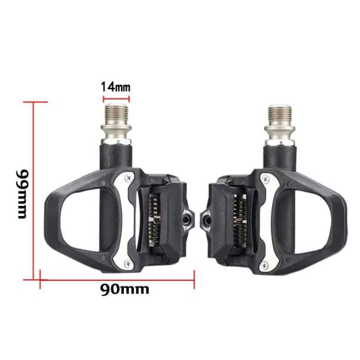 RACEWORK 1pair Road Bicycle Riding Anti-slip Self-locking Pedals – Bild 3