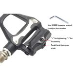 RACEWORK 1pair Road Bicycle Riding Anti-slip Self-locking Pedals – Bild 7