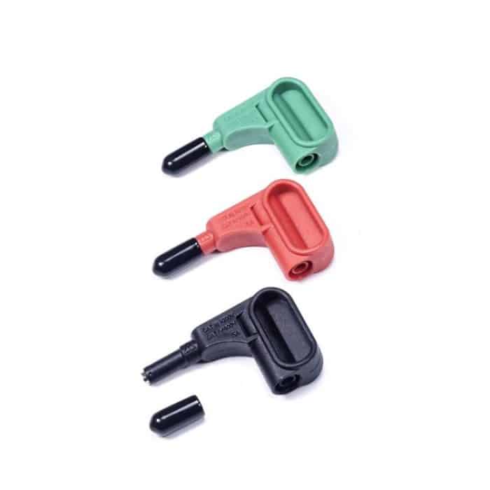3pcs /Set 4mm Multimeter Solder-free Magnetic Suction Head Terminal, Red+Black+Green – Bild 1