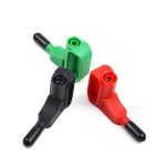 3pcs /Set 4mm Multimeter Solder-free Magnetic Suction Head Terminal, Red+Black+Green – Bild 4