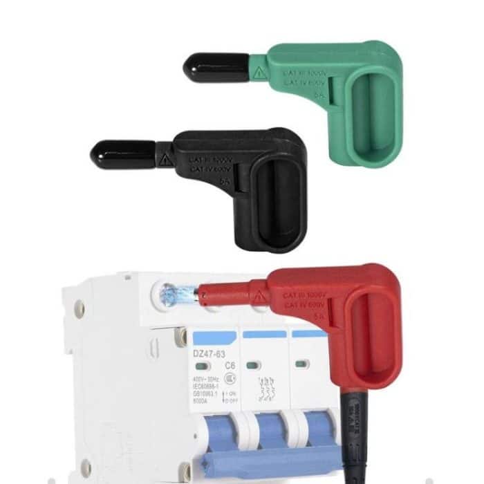 3pcs /Set 4mm Multimeter Solder-free Magnetic Suction Head Terminal, Red+Black+Green – Bild 7