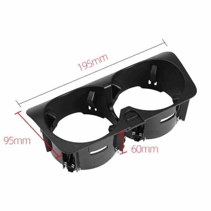 For Mercedes-Benz C-Class W205 / GLC W253 / E-Class W213 Center Console Beverage Cup Holder 2056802391, Black, Black Carbon Fiber, Red Carbon Fiber – Bild 3