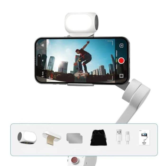 For DJI / Zhiyun Handheld Gimbal Stabilizer Fill Light Magnetic LED Photography Lamp Mobile Phone Fill Light, XJ97 One Lamp, XJ97 Dual Lamp, XJ97P One Lamp + Clips Set, XJ97P Dual Lamp + Clips Set – Bild 1