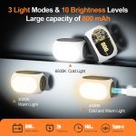 For DJI / Zhiyun Handheld Gimbal Stabilizer Fill Light Magnetic LED Photography Lamp Mobile Phone Fill Light, XJ97 One Lamp, XJ97 Dual Lamp, XJ97P One Lamp + Clips Set, XJ97P Dual Lamp + Clips Set – Bild 5