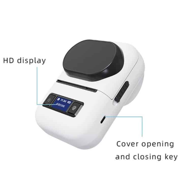 PT260 50mm/s  203DPI Bluetooth Thermal Label Printer, 57mm Print Width for Commercial & Office Use – Bild 5