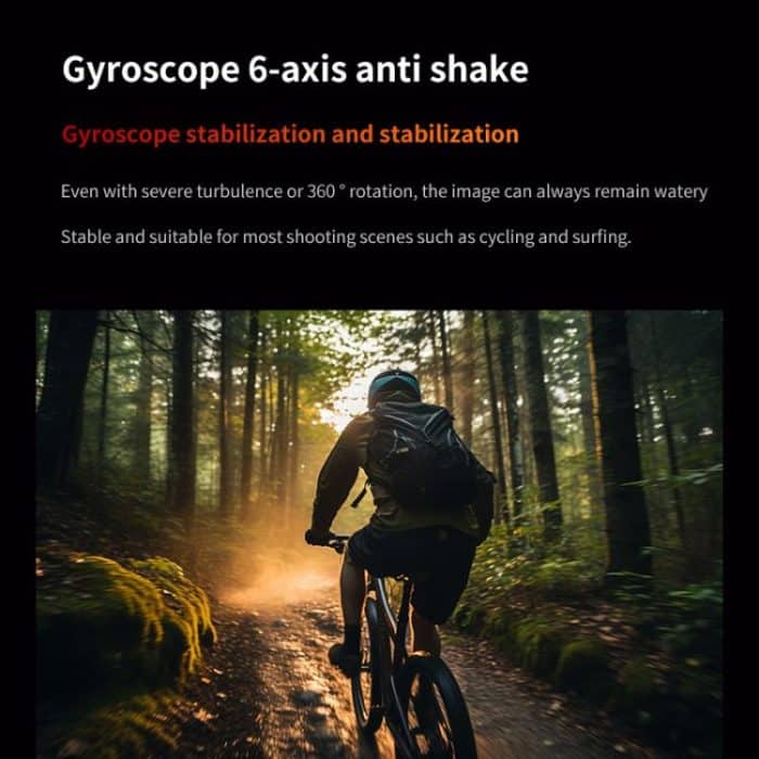 VIRAN V10 5K WiFi 2.0-Inch IPS Screen IP68 Waterproof Six-Axis Anti-Shake Sports Camera, V10 – Bild 6