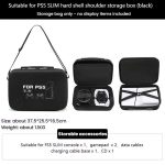 BKANO For Sony PS5 Slim Storage Bag Hard-Shell Shoulder Suitcase Storage Case – Bild 6