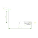 2mm Jack 90 Degree Puncture Extension Needle Multimeter Probe Universal Digital Meter Probe – Bild 4