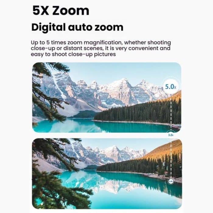 VIRAN V11 Dual-Color Screen 5K HD IP68 Waterproof Six-Axis Anti-Shake Sports Camera, V11 – Bild 5