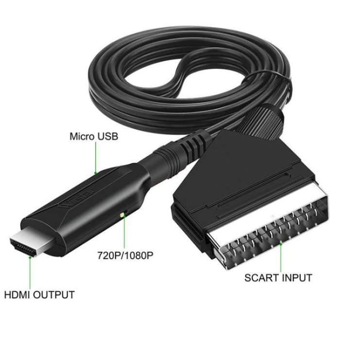 Converter For Set-Top Boxes Game Consoles Audio Video, HDMI To SCART, SCART To HDMI – Bild 4