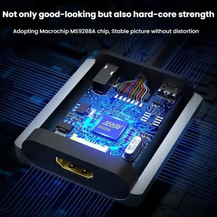 VGA To HDMI Converter For Computer Monitor Cable Adapter With Audio Power Supply, AD014 – Bild 7