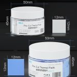 MaAnt DR-03 100pcs /Box Insulating Thermal Conductive Silicone Spacer CPU Thermal Spacer – Bild 11