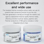 MaAnt DR-03 100pcs /Box Insulating Thermal Conductive Silicone Spacer CPU Thermal Spacer – Bild 3