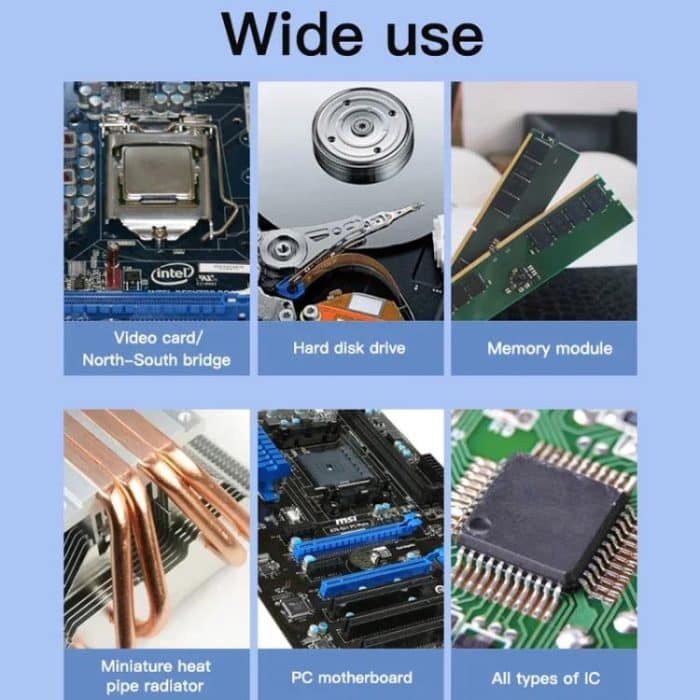 MaAnt DR-03 100pcs /Box Insulating Thermal Conductive Silicone Spacer CPU Thermal Spacer – Bild 8