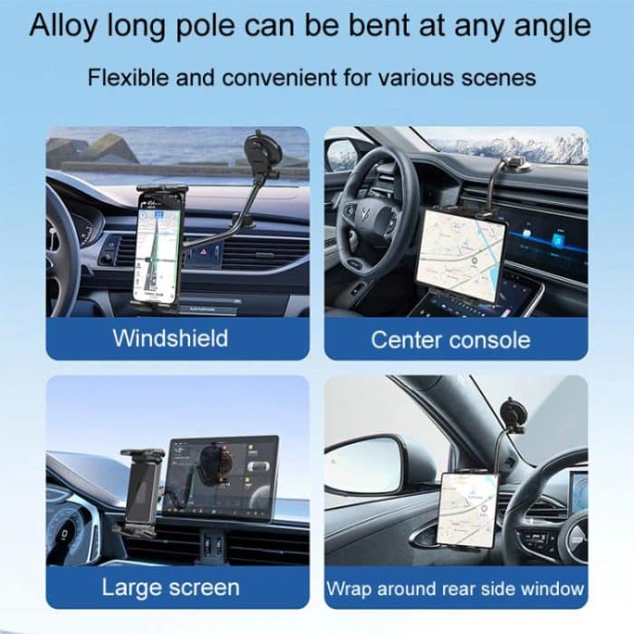 Auto Saugnapf Verlängerter Schlauch Universal Handy Tablet Halter – Bild 13