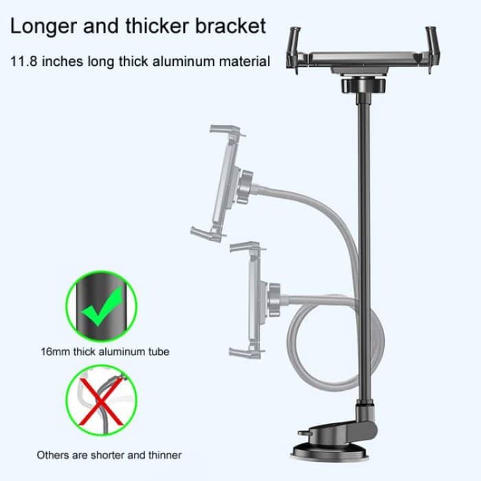 Auto Saugnapf Verlängerter Schlauch Universal Handy Tablet Halter – Bild 4