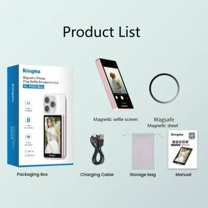 KingMa PH02 MAX Mobile Phone MagSafe Display Screen Selfie Live Streaming Phone Rear Camera – Bild 12