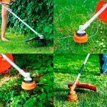 Automatic Rope Changing Mower Heads No Removal Garden Accessories, Euro Size Aluminum – Bild 7