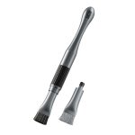 Stiffened Cylinder Short Brush Cell Phone Repair Motherboard Cleaning Brush, 2 In 1 Brush