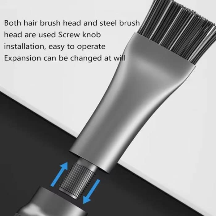 Stiffened Cylinder Short Brush Cell Phone Repair Motherboard Cleaning Brush, 2 In 1 Brush – Bild 4