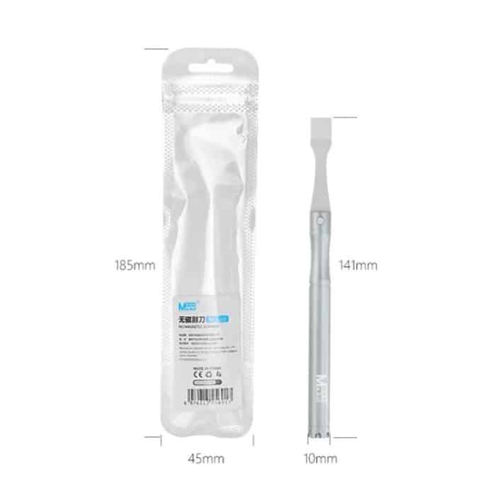 Cell Phone Repair Non-Magnetic Stainless Steel Scraper Removal Tablet Paste Stirring BGA Pry Bar Degumming Tool, M-068 – Bild 8