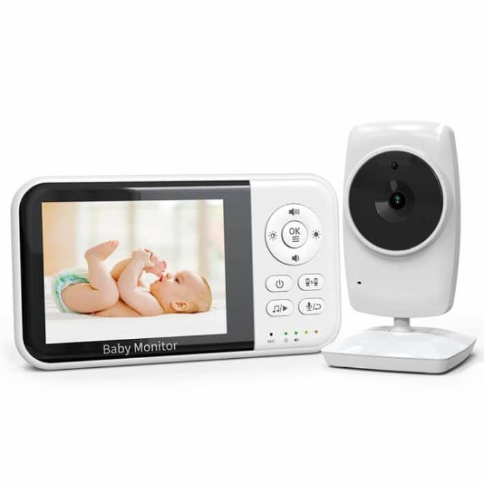 TBD0605887301.jpg 3.2 inch LCD Wireless Video Baby Monitor 2 Way Audio Talk Night Vision Surveillance Security Camera, US Plug, EU Plug, UK Plug, AU Plug – Bild 1