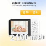 3.2 inch LCD Wireless Video Baby Monitor 2 Way Audio Talk Night Vision Surveillance Security Camera, US Plug, EU Plug, UK Plug, AU Plug – Bild 4