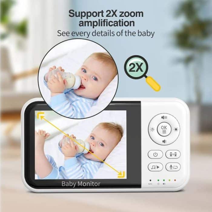 3.2 inch LCD Wireless Video Baby Monitor 2 Way Audio Talk Night Vision Surveillance Security Camera, US Plug, EU Plug, UK Plug, AU Plug – Bild 5