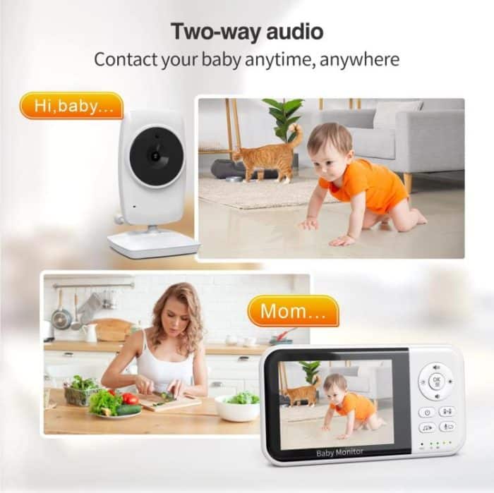 3.2 inch LCD Wireless Video Baby Monitor 2 Way Audio Talk Night Vision Surveillance Security Camera, US Plug, EU Plug, UK Plug, AU Plug – Bild 6