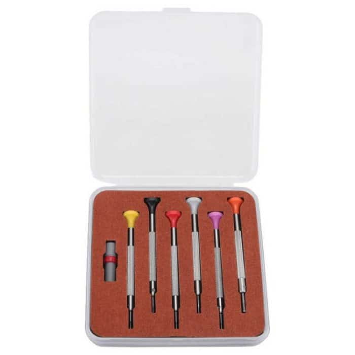 TBD0605888401.jpg 0.8-1.8mm Flat Type Screwdriver Watch Repairing Driver Tool, 6pcs / Set – Bild 1