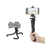 YUNTENG 3280 Octopus Tripod With 3-Way Pan Head Camera Phone Holder, 3280