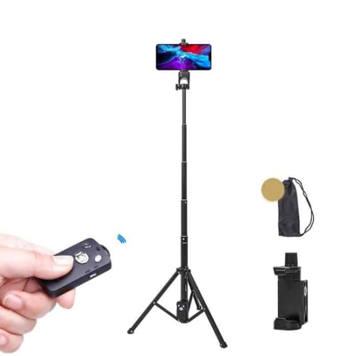 YUNTENG 1688L 16.5-77 Inch Phone Camera Selfie Stick Tripod With Bluetooth Remote Control, 1688L – Bild 2