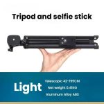 YUNTENG 1688L 16.5-77 Inch Phone Camera Selfie Stick Tripod With Bluetooth Remote Control, 1688L – Bild 5