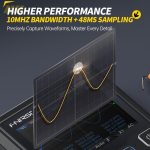 3 In 1 Oscilloscope Transistor Tester Signal Generator 10M Bandwidth Burn-In Proof, FNIRSI DSO-TC4 – Bild 5