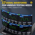 3 In 1 Oscilloscope Transistor Tester Signal Generator 10M Bandwidth Burn-In Proof, FNIRSI DSO-TC4 – Bild 7