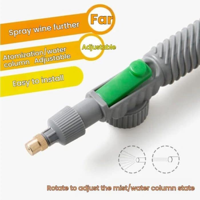 Rotatable and Adjustable Watering Sprayer Drink Bottle Mouth Anti-slip Pressure Sprayer – Bild 3
