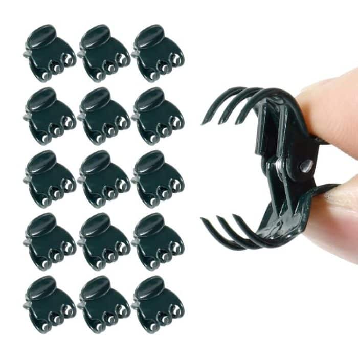 50pcs /Pack Gardening Vine Fixing Clip Plant Shaping Tool Plant Grafting Clip – Bild 4