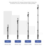 YUNTENG 1288 Adjustable 50 Inch Aluminum Alloy Selfie Stick With Bluetooth Remote Control For Smartphones & Cameras – Bild 3