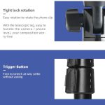 YUNTENG 1288 Adjustable 50 Inch Aluminum Alloy Selfie Stick With Bluetooth Remote Control For Smartphones & Cameras – Bild 7