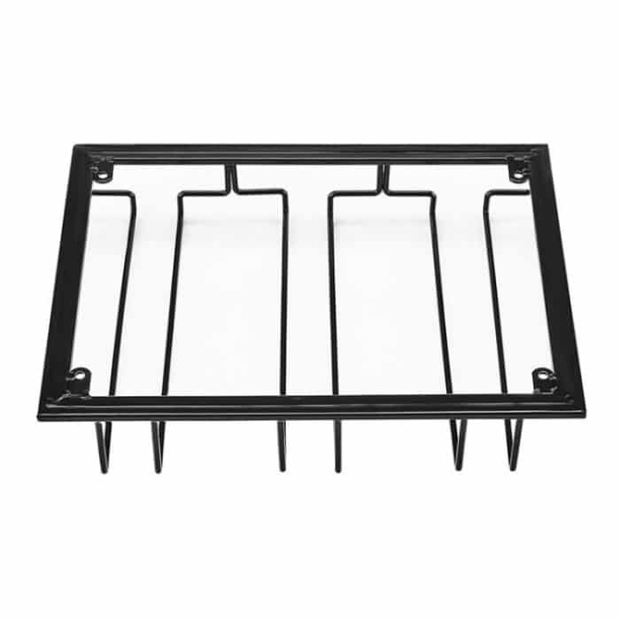 Upside Down Hanging Wine Cup Holder Cabinet Goblet Bracket Hanging Wine Glass Holder, 3 Slots, 4 Slots, 5 Slots – Bild 3