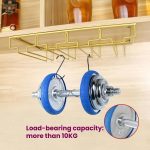 Upside Down Hanging Wine Cup Holder Cabinet Goblet Bracket Hanging Wine Glass Holder, 3 Slots, 4 Slots, 5 Slots – Bild 5